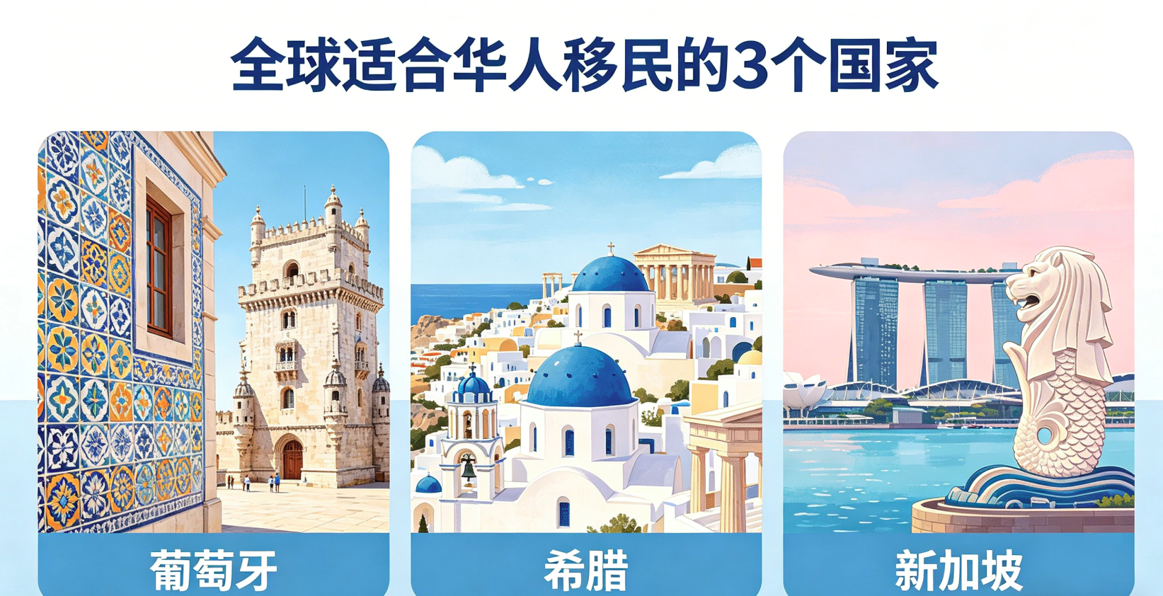 盘点全球｜适合华人移民的 3 个国家？